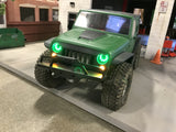 Attack 17mm Halo Headlight Green