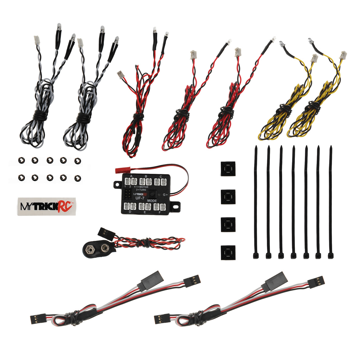 4 Headlight Car Kit – MyTrickRC