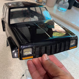 19mm Rectangular Headlight Buckets Installed