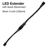 Short LED Extender with Quick Disconnect