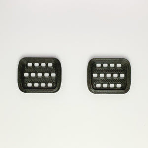 19mm Rectangular Headlight Buckets