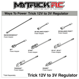 Trick 12V to 3V Regulator Input Power Options
