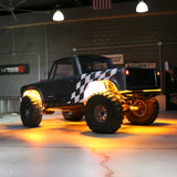 Yellow TrickStrip Lights on Vanquish VS4-10 Origin