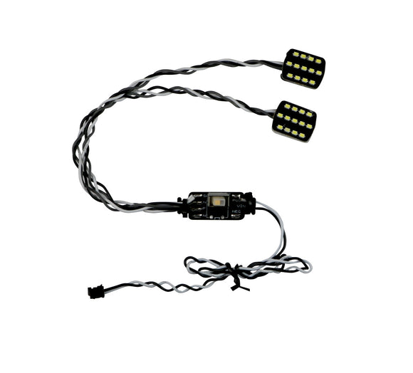MYK-HL19 Attack 19mm Rectangular Headlights White